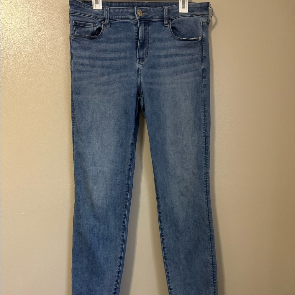 American Eagle Women’s Next Level Stretch 14 Long Skinny Jeans